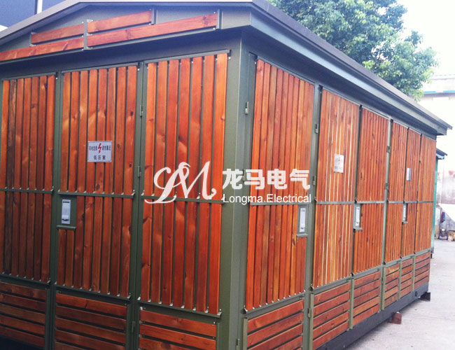 敷鋁鋅掛木條箱變 敷鋁鋅掛木條箱變