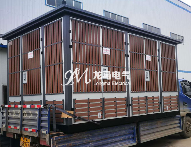 歐式敷鋁鋅掛木條箱變 歐式敷鋁鋅掛木條箱變