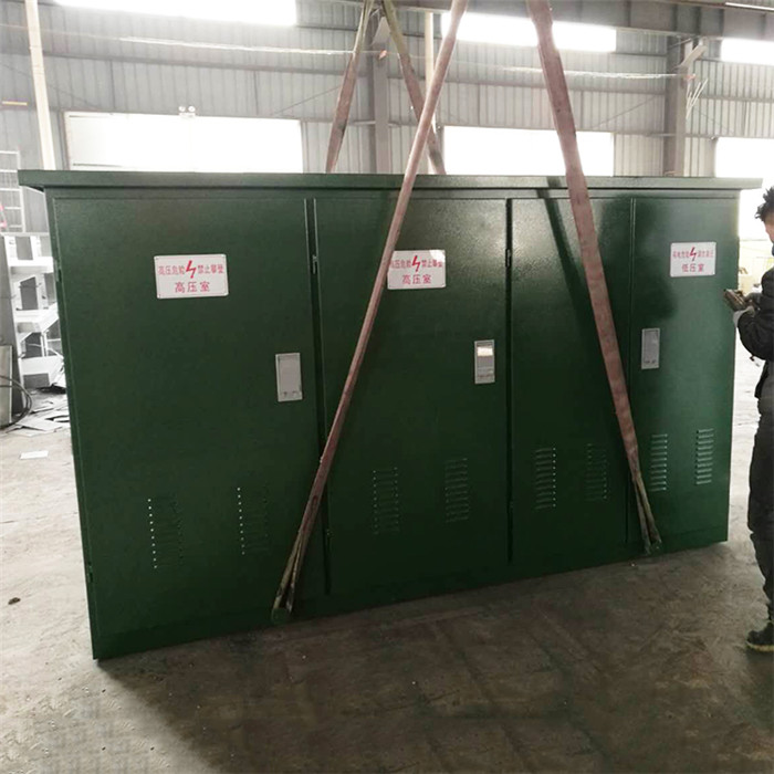 高低溫敷鋁鋅掛木條歐式景觀箱變